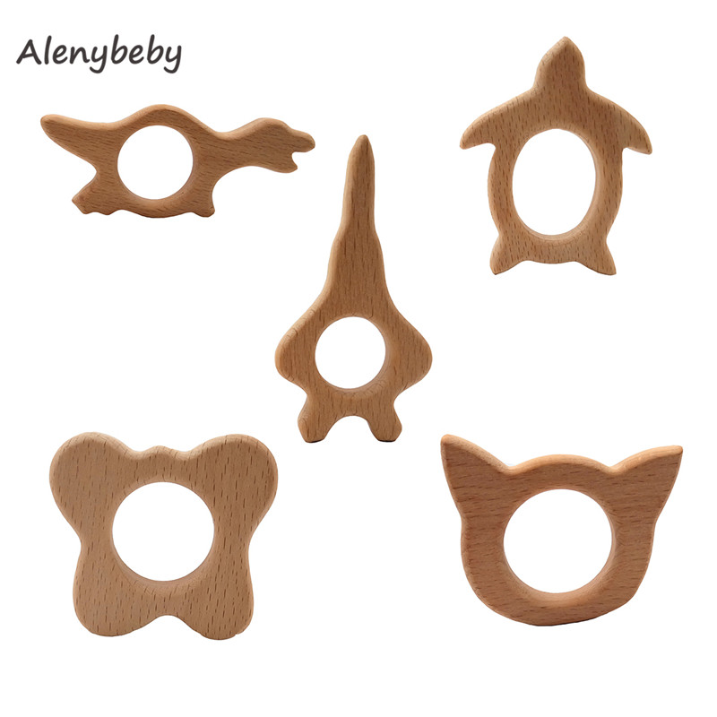 Mordedor de madera de dibujos  - Baby Food Organic reseña y precio