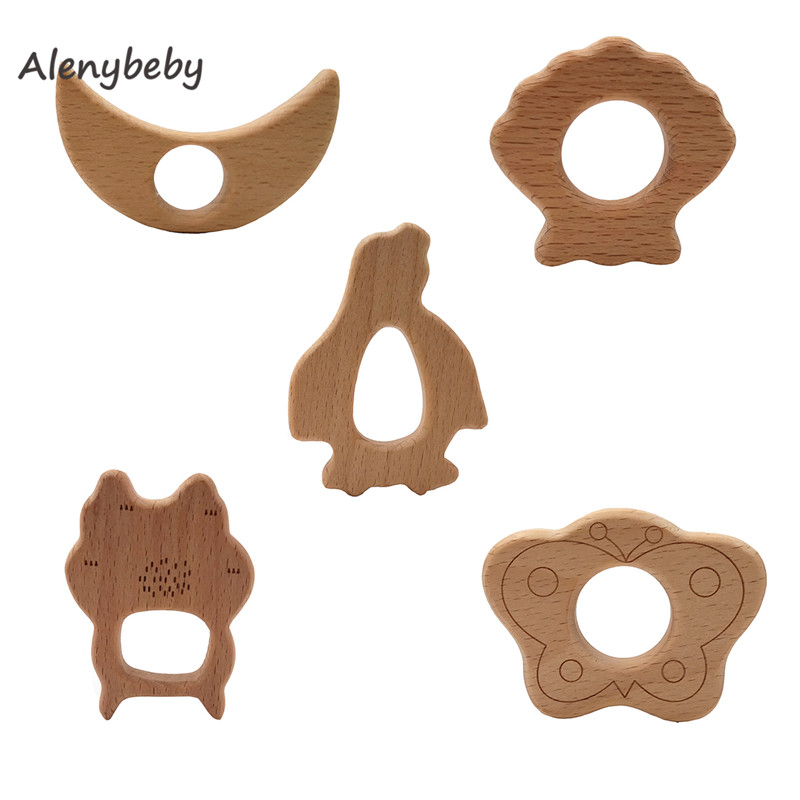Mordedor de madera de dibujos  - Baby Food Organic reseña y precio