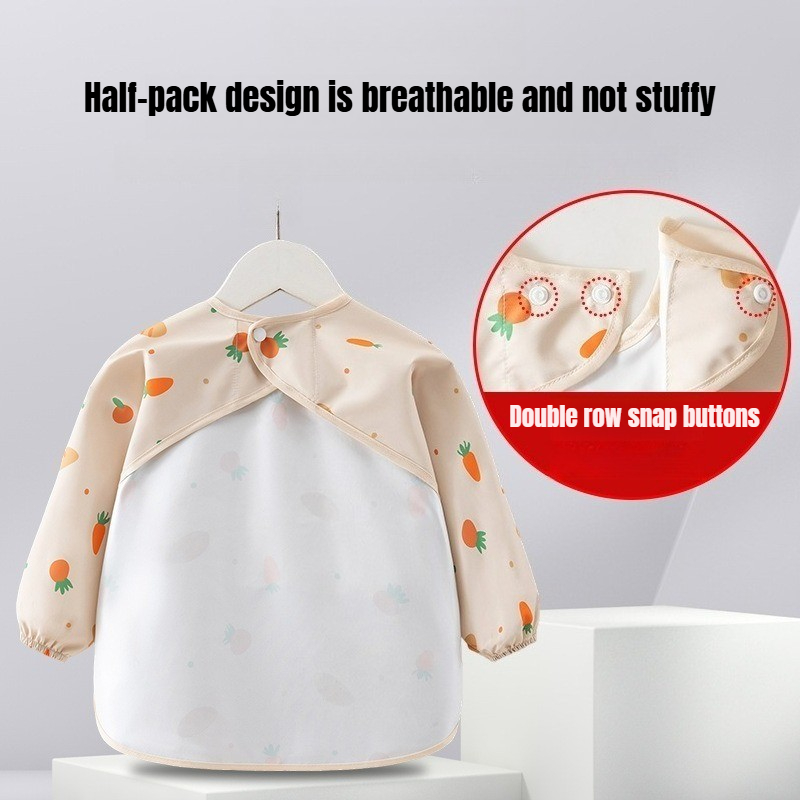 1 unidad de babero impermeable - Baby Food Apron reseña y precio