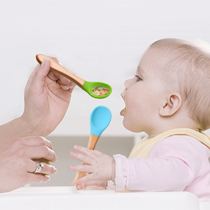 2 unids/set de tenedor cuchara - Baby Food Utensil reseña y precio
