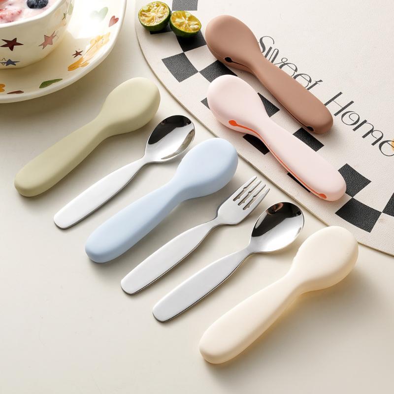 Juego de cuchara y tenedor de  - Self Feed Spoon reseña y precio
