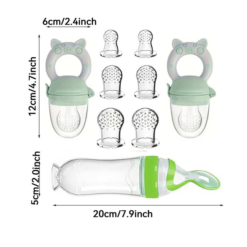 Cubiertos de alimentación de 9 - Baby Food Utensil reseña y precio