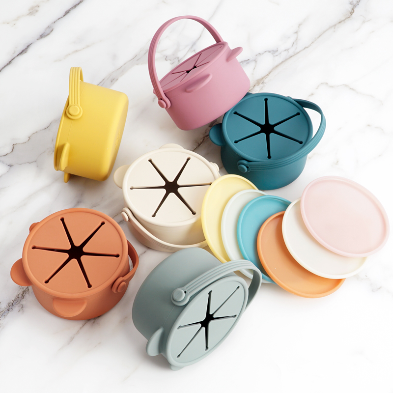 Taza portátil de silicona con  - Baby Food Hero reseña y precio