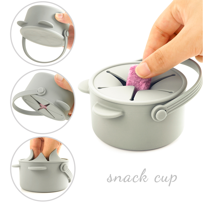 Taza portátil de silicona con  - Baby Food Hero reseña y precio
