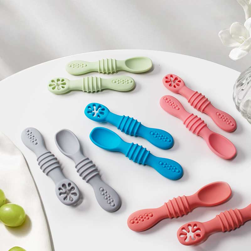 Cuchara adhesiva de silicona p - Self Feed Spoon reseña y precio