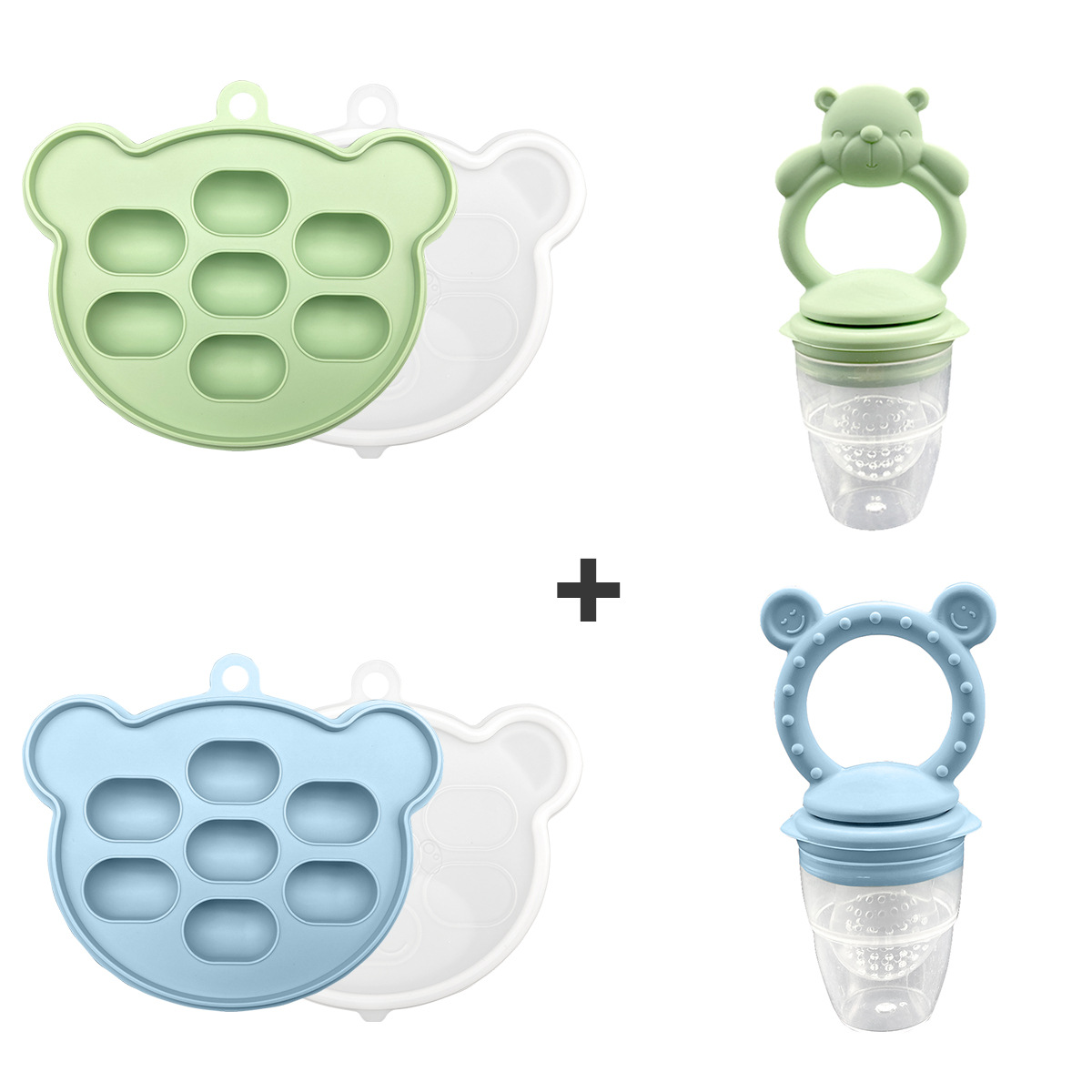 Juego de comedero de fruta de  - Baby Food Chart reseña y precio