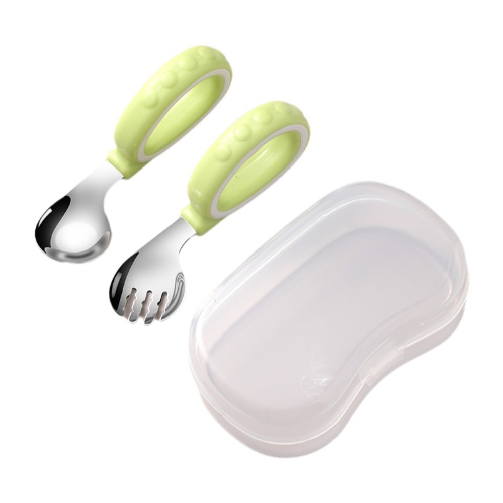 Juego de Cuchara y Tenedor de  - Self Feed Spoon reseña y precio