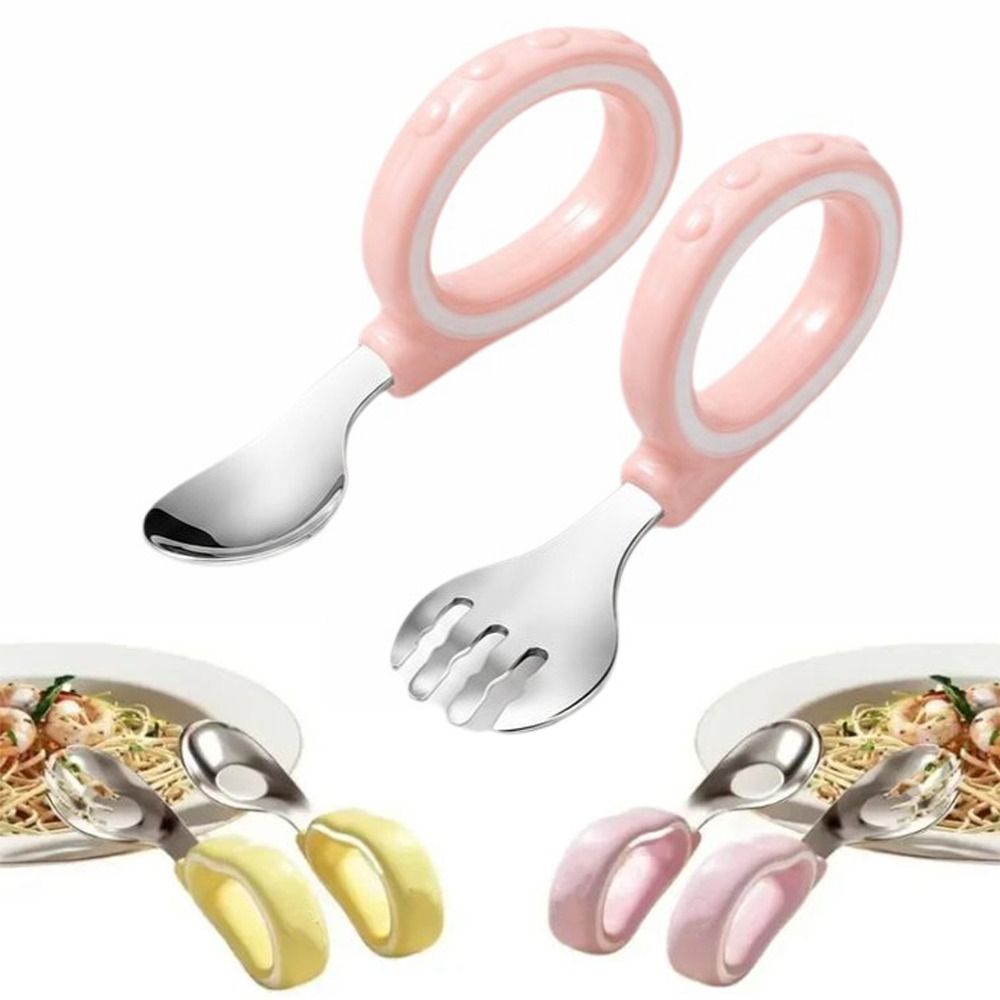 Juego de Cuchara y Tenedor de  - Self Feed Spoon reseña y precio